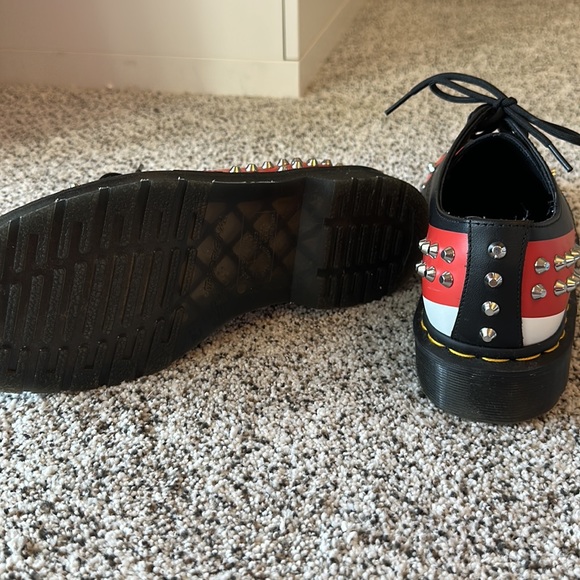 Rare Dr. Martens Spiked Punk/Rockabilly Shoes Size 9 - Picture 3 of 3